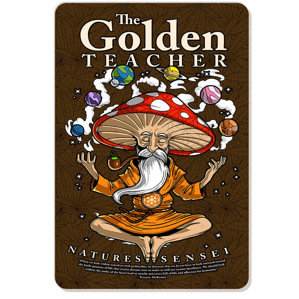 The Golden Teacher Large 12x8" Dab Mat