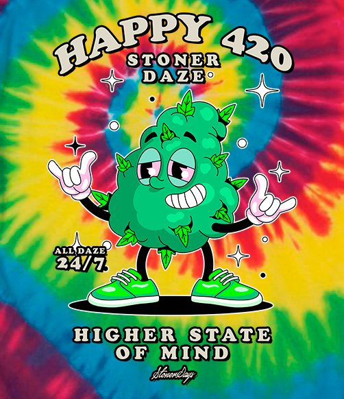 Happy 420 24/7 OG Tie dye