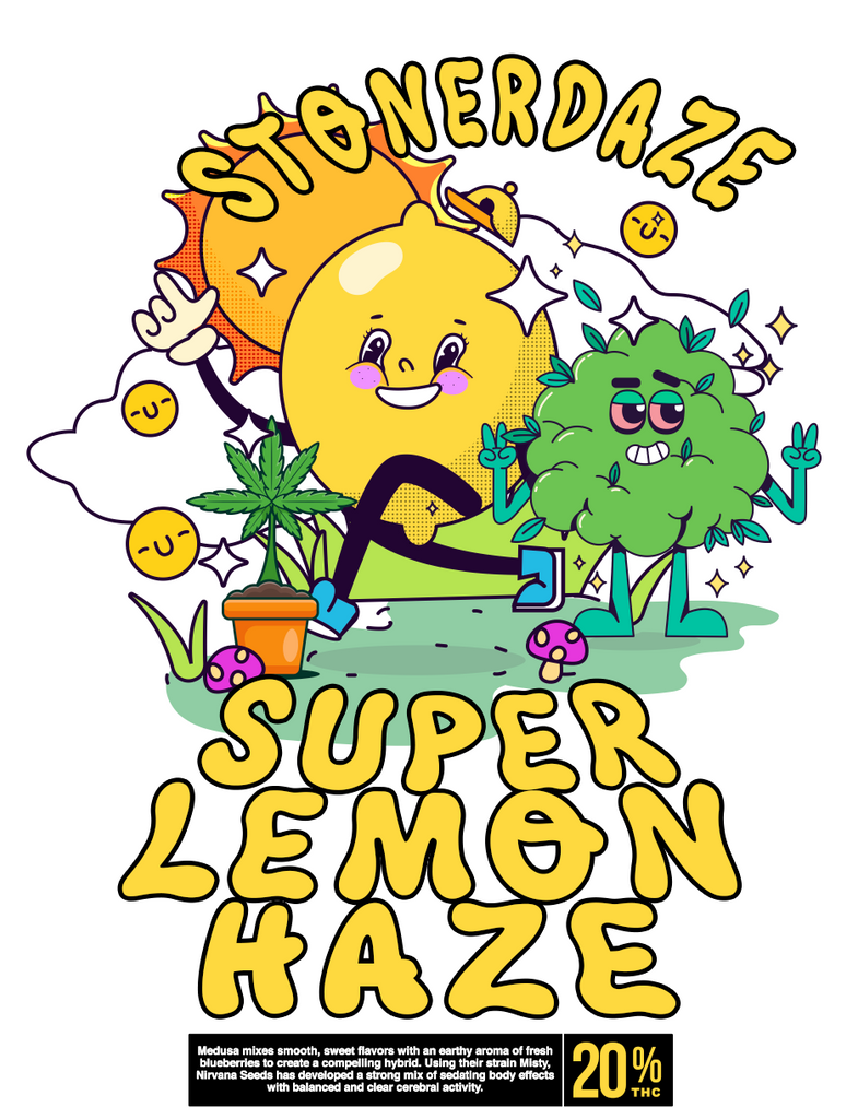 Super Lemon Haze White Tee