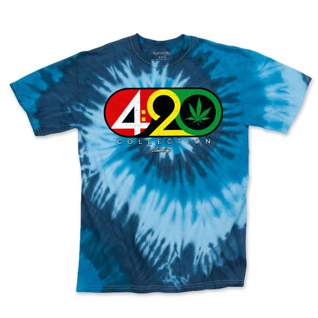 420 collection Blue Tie dye