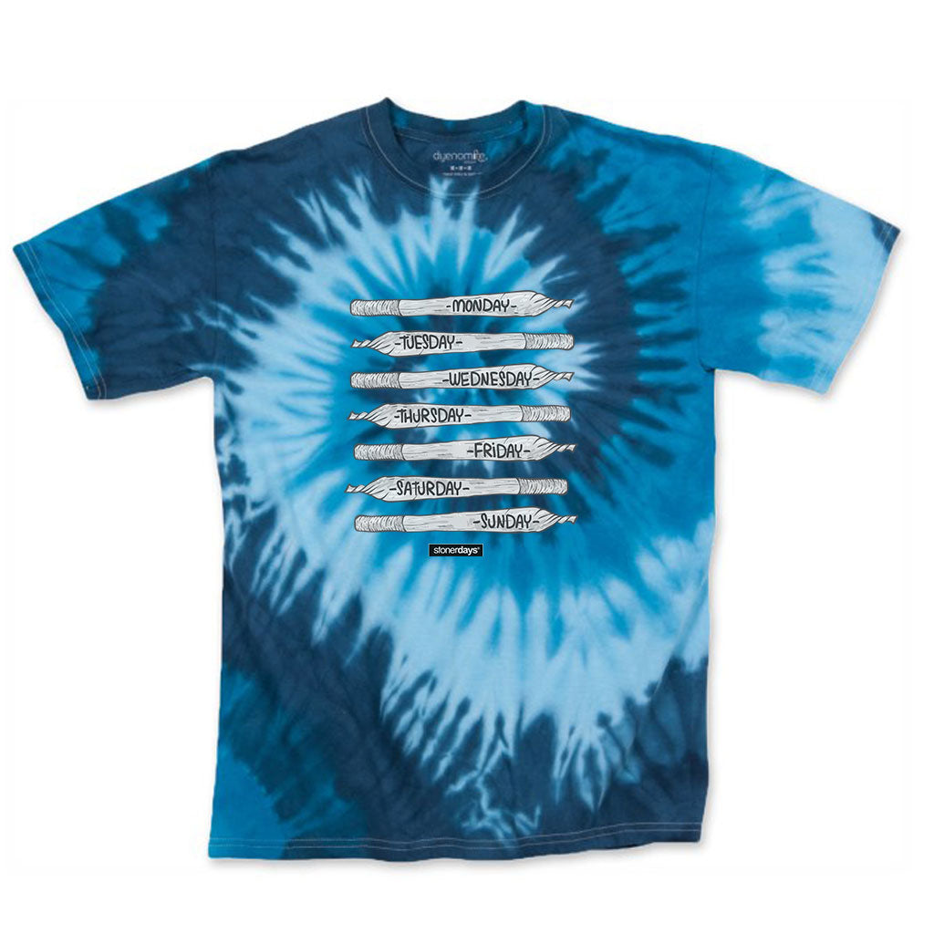 All Day Everyday Blue Tie dye