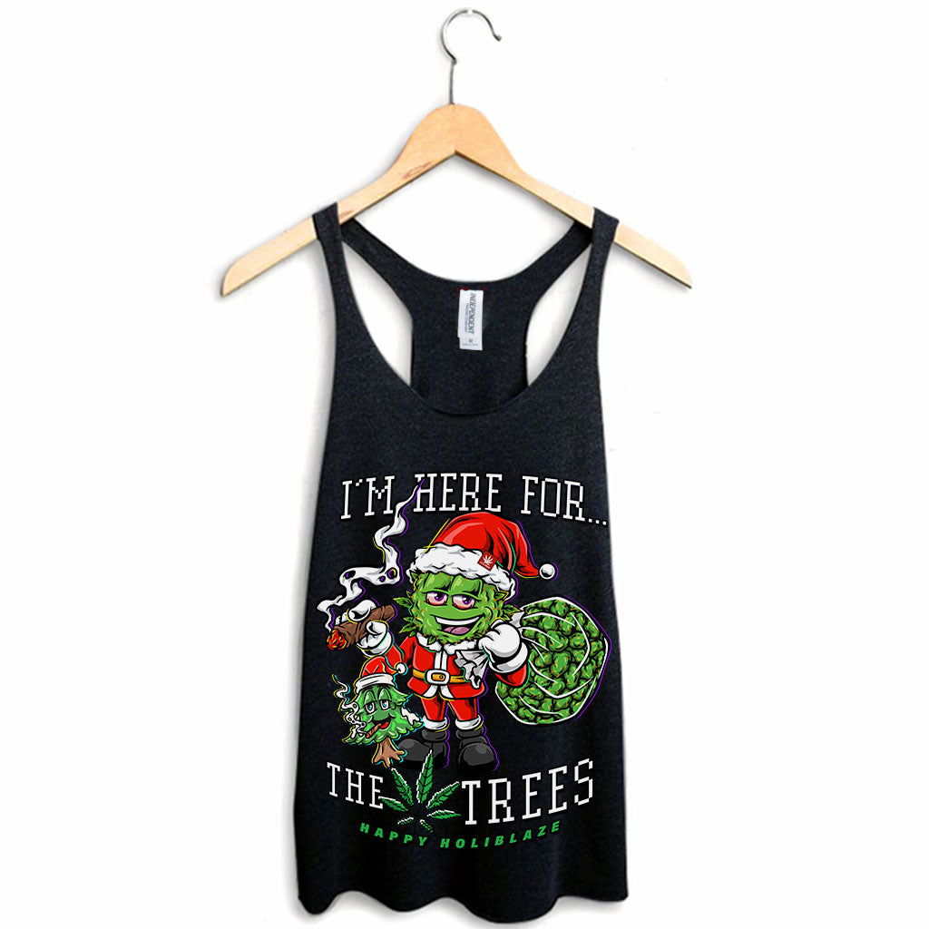 I'M HERE FOR THE TREES RACERBACK