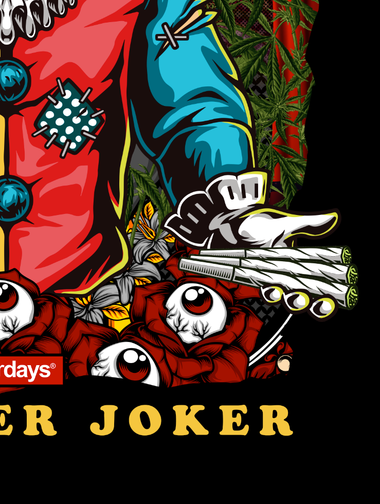 Mr. Toker Joker Blue Tie dye