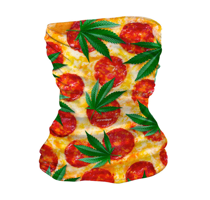 Pizza and Kush Leaf Neck Gaiter