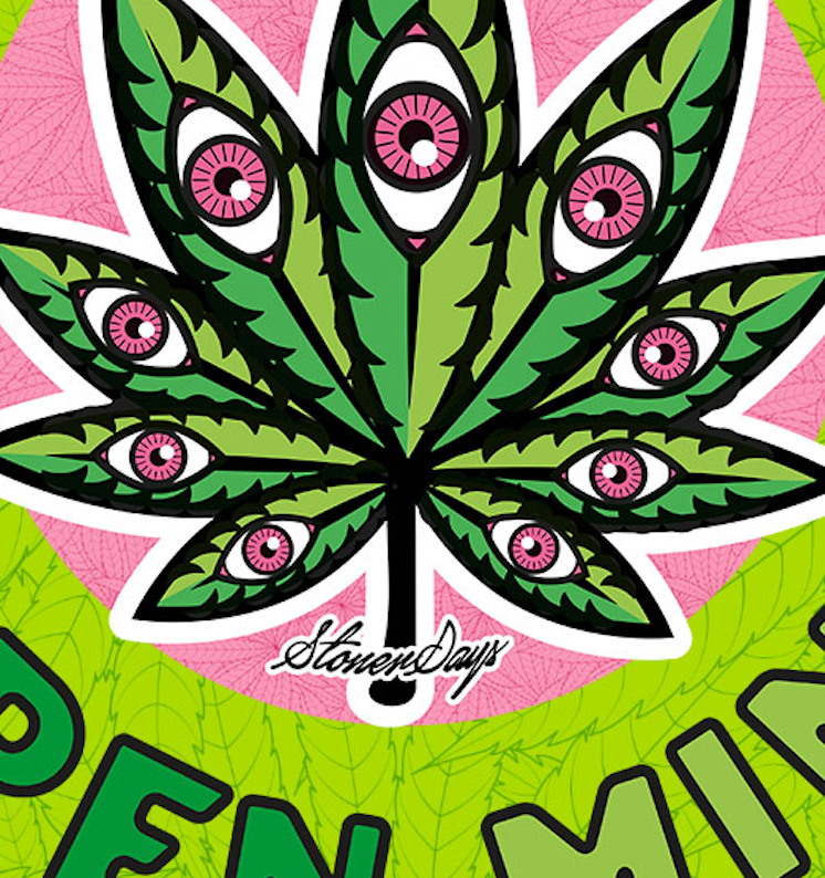 trippy things to draw weed
