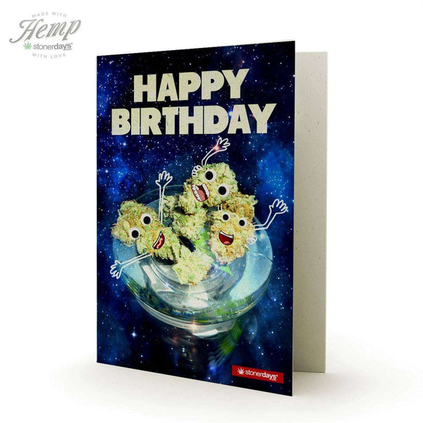 happy birthday pothead BIRTHDAY NUGS HEMP CARD – StonerDays
