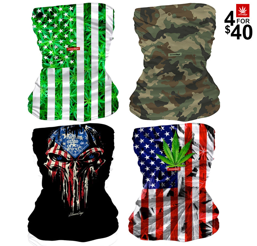 4 For $40 All American Neck Gaiter Combo