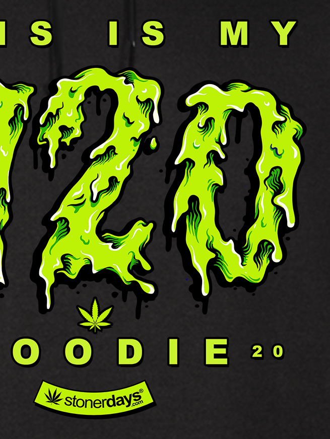 This is my 420 Hoodie Crop Top
