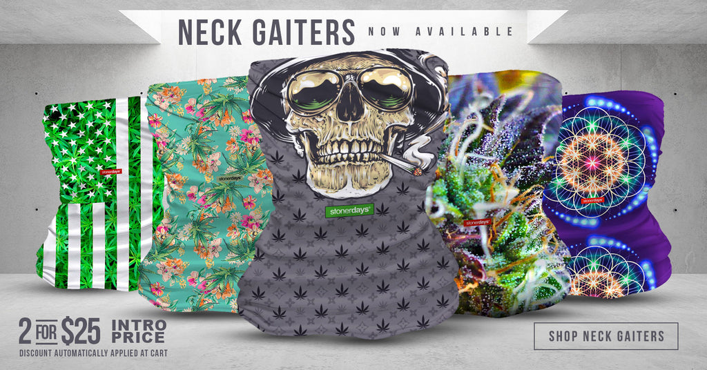 420 Friendly Neck Gaiters For Cannabis Lovers