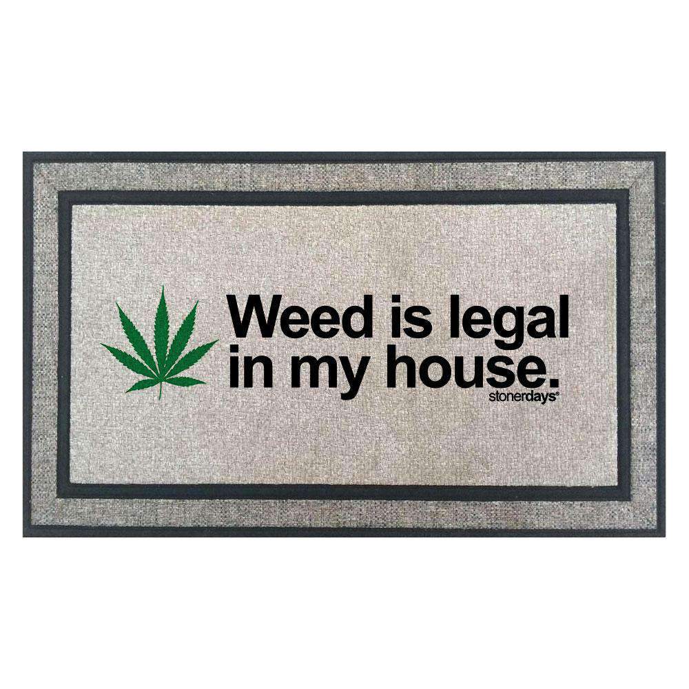 Introducing The Weed is Legal In My House Welcome Mat!