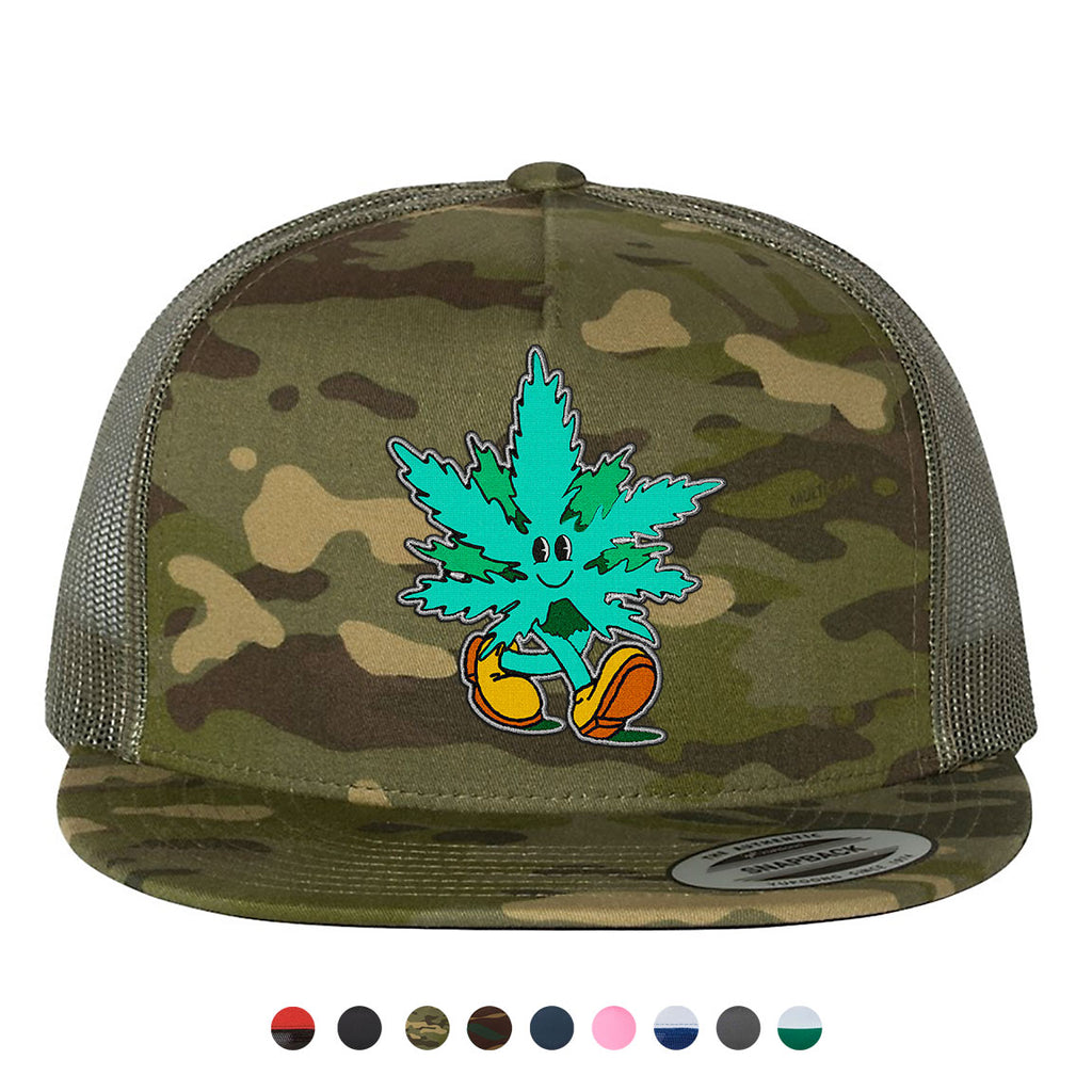 420 Leaf Snapback Hat