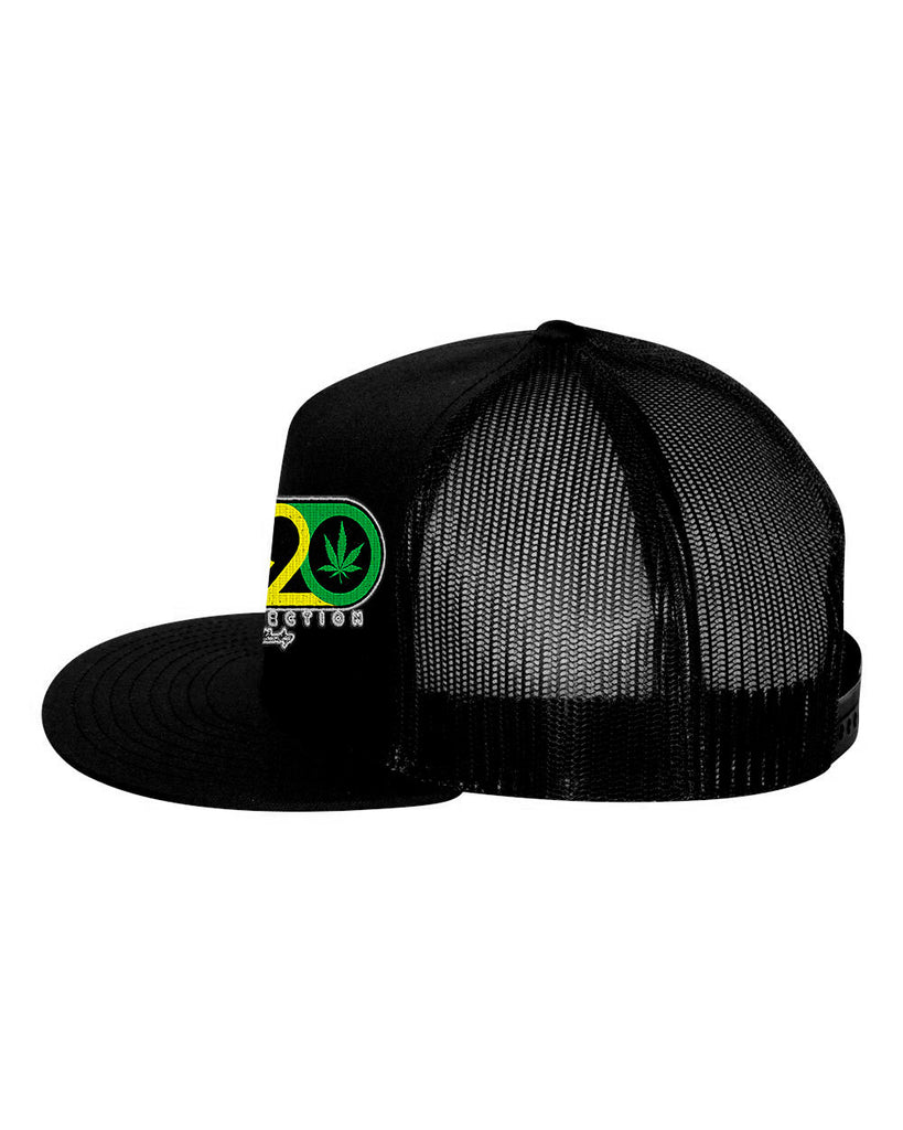 420 Leaf Snapback Hat