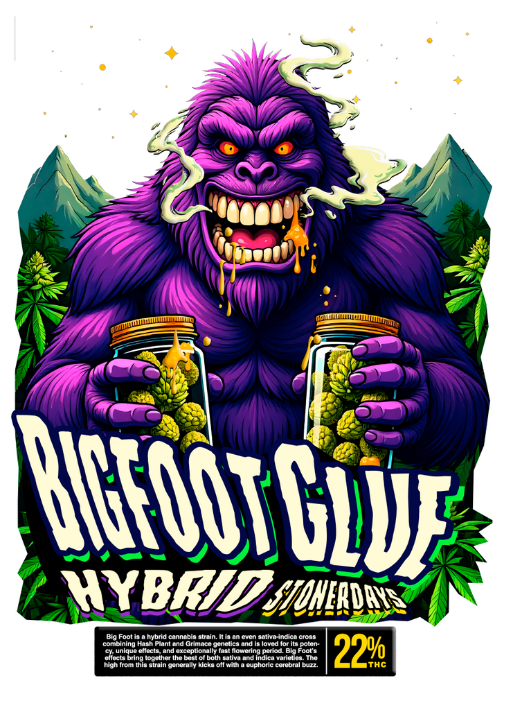 Bigfoot Glue White Tee