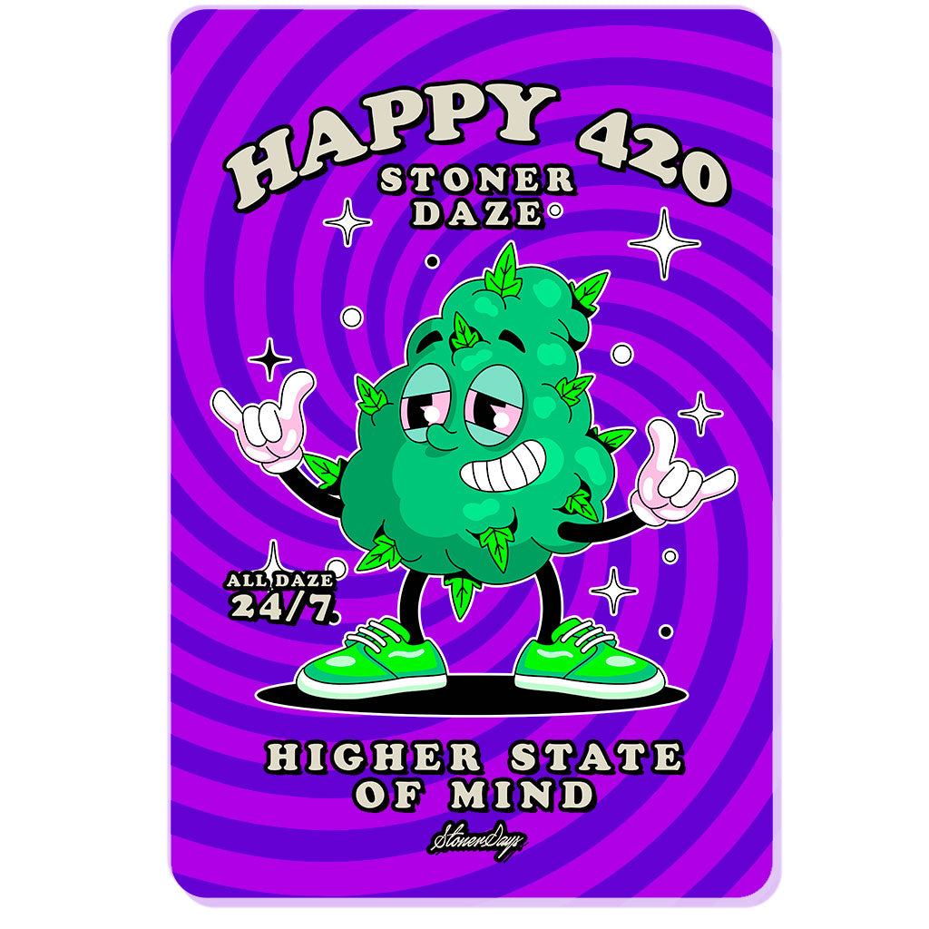 Happy 420 24 7 12x8 Dab Mat StonerDays Happy 420 24 7 12x8 dab mat stonerdays