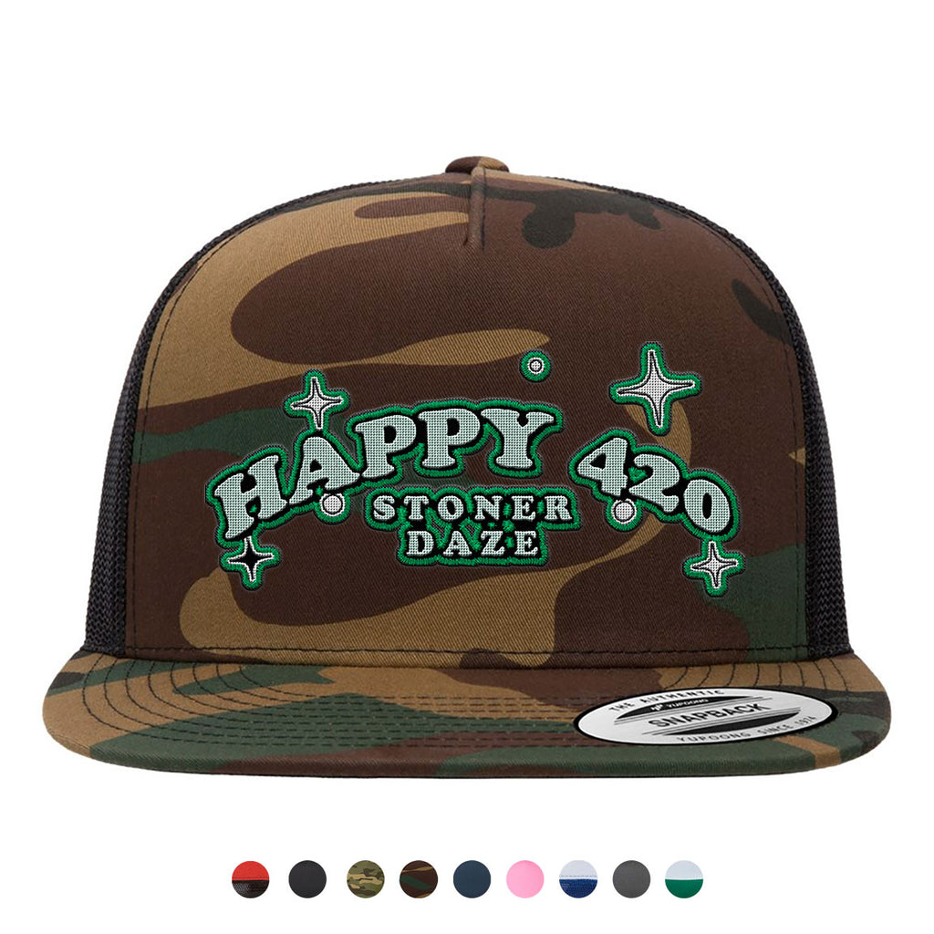 Happy 420 Snapback Hat