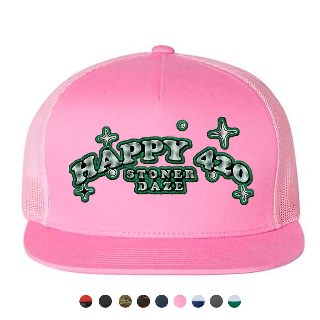 Happy 420 Snapback Hat