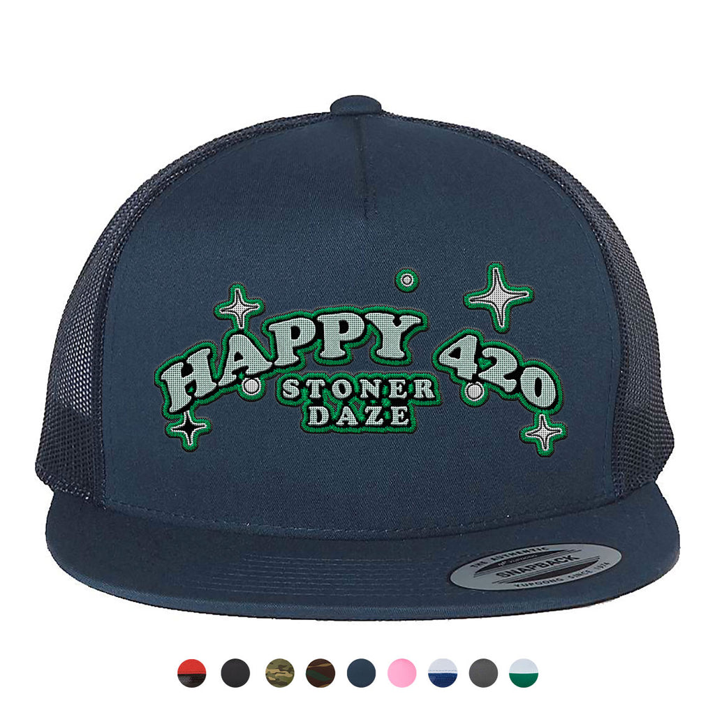 Happy 420 Snapback Hat