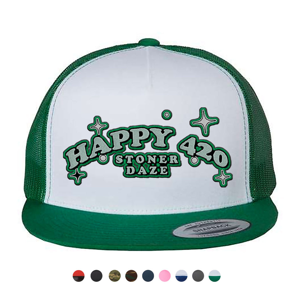 Happy 420 Snapback Hat