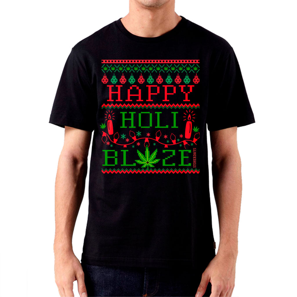 Happy Holiblaze Tee