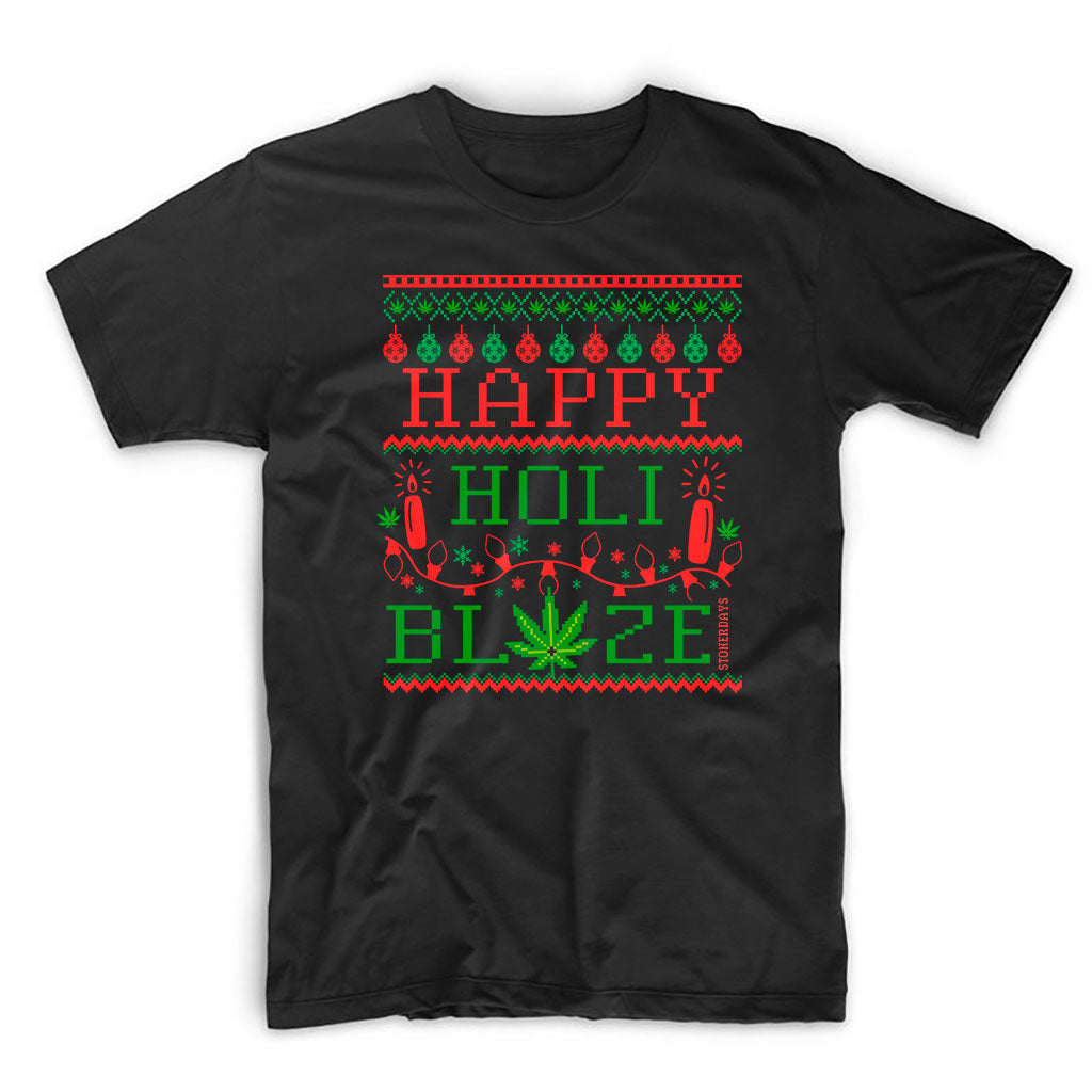 Happy Holiblaze Tee