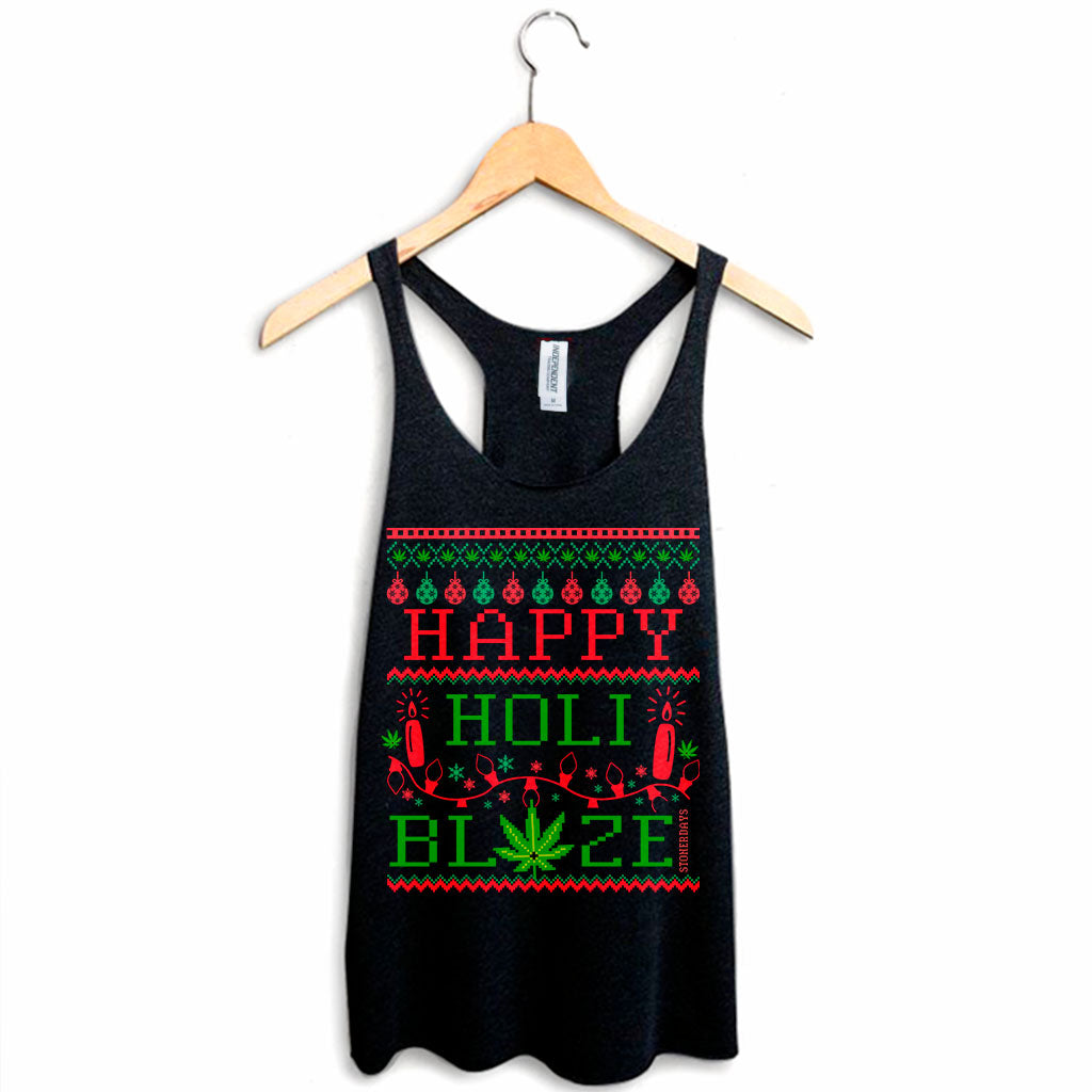 Happy Holiblaze RACERBACK