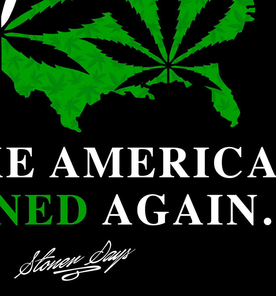 Make America Stoned Again Crop Top Hoodie