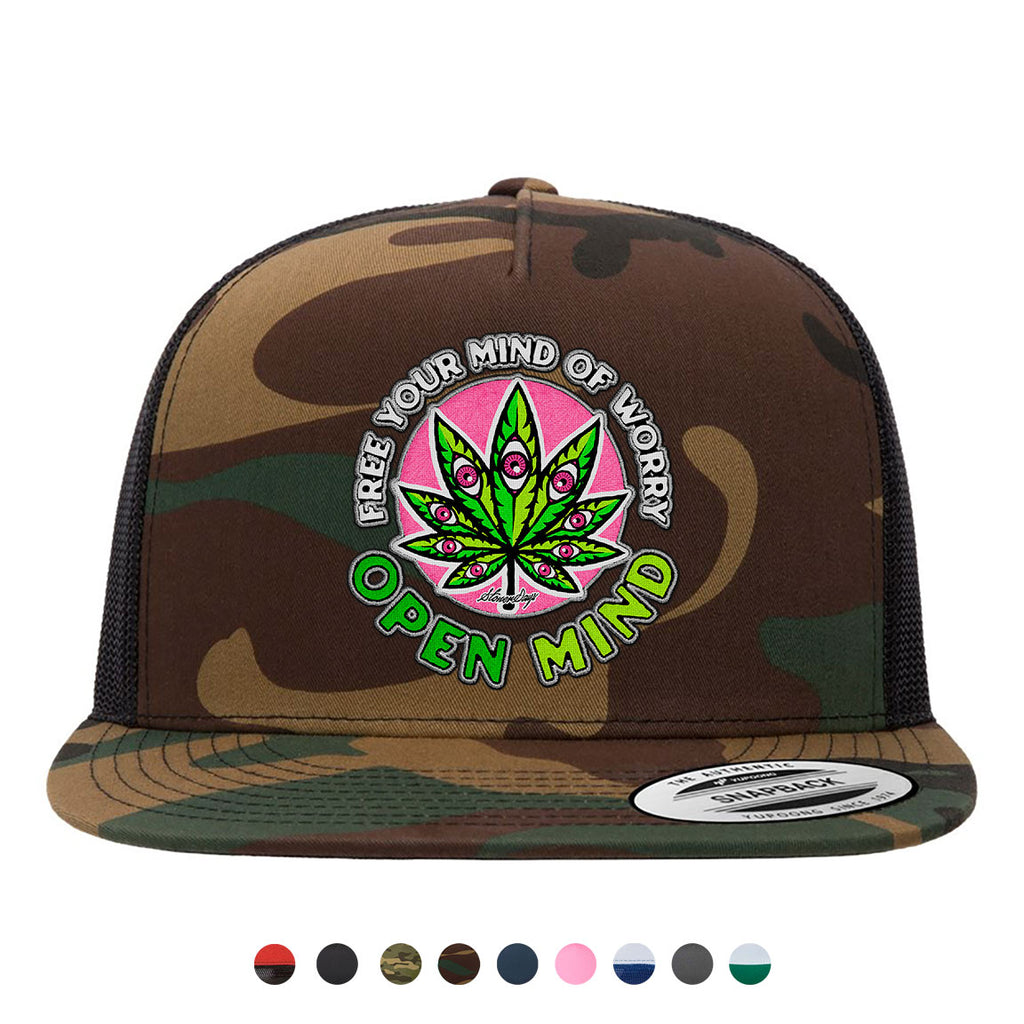 Open Mind Snapback Hat