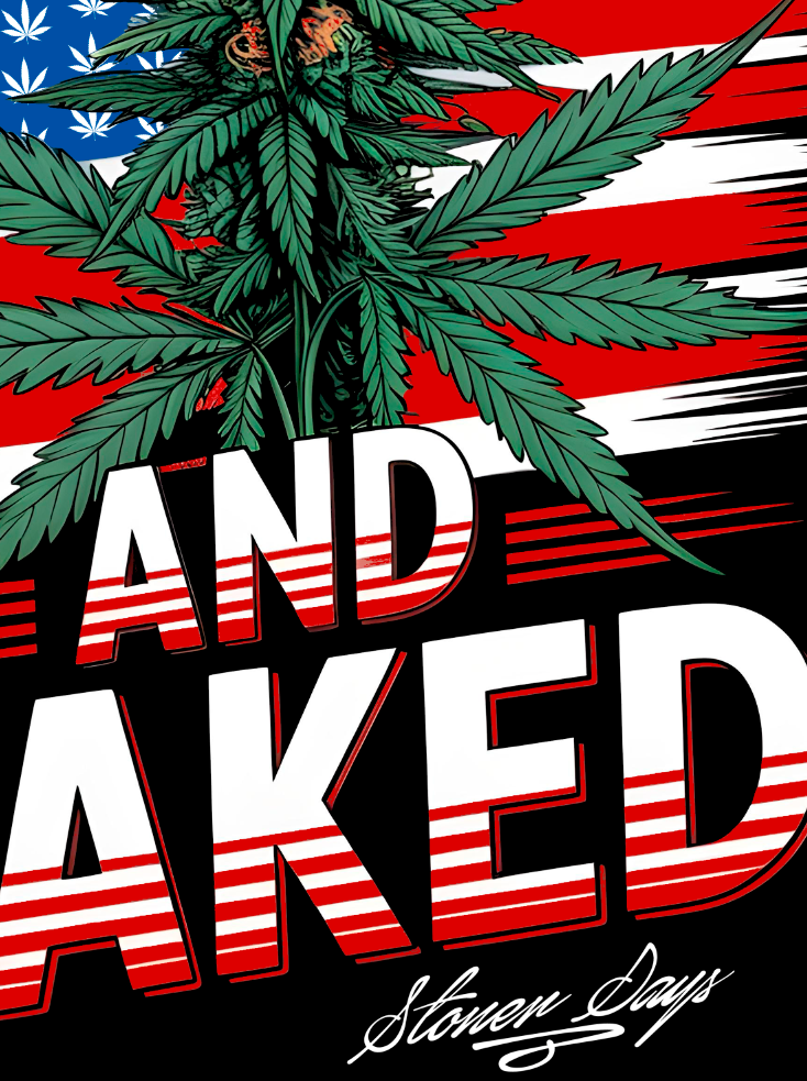 Red White and Baked Crop Top Hoodie
