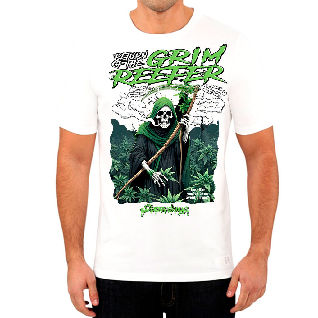 Return of the Grim Reefer White Tee