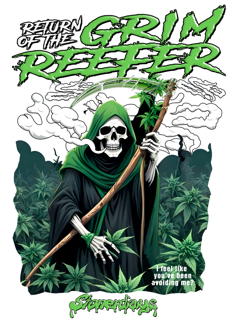 Return of the Grim Reefer White Tee