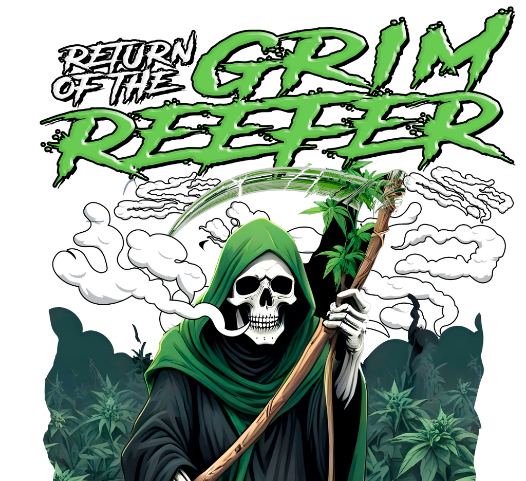 Return of the Grim Reefer White Tee