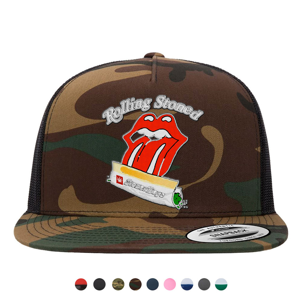 Rolling Stoned Snapback Hat