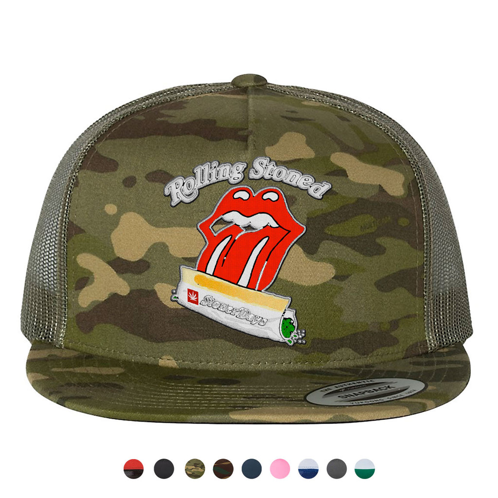 Rolling Stoned Snapback Hat