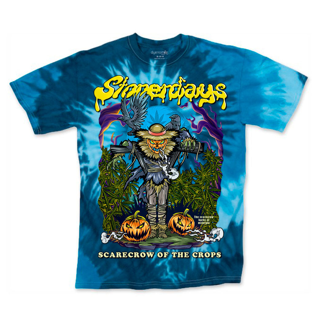 Scarecrow of the Crops Blue Tie dye