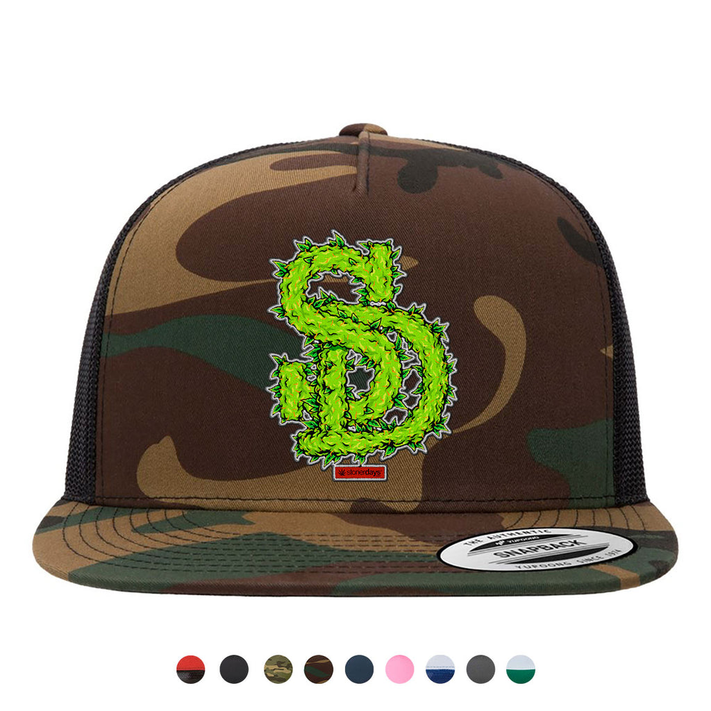 SD Leafy Logo Snapback Hat