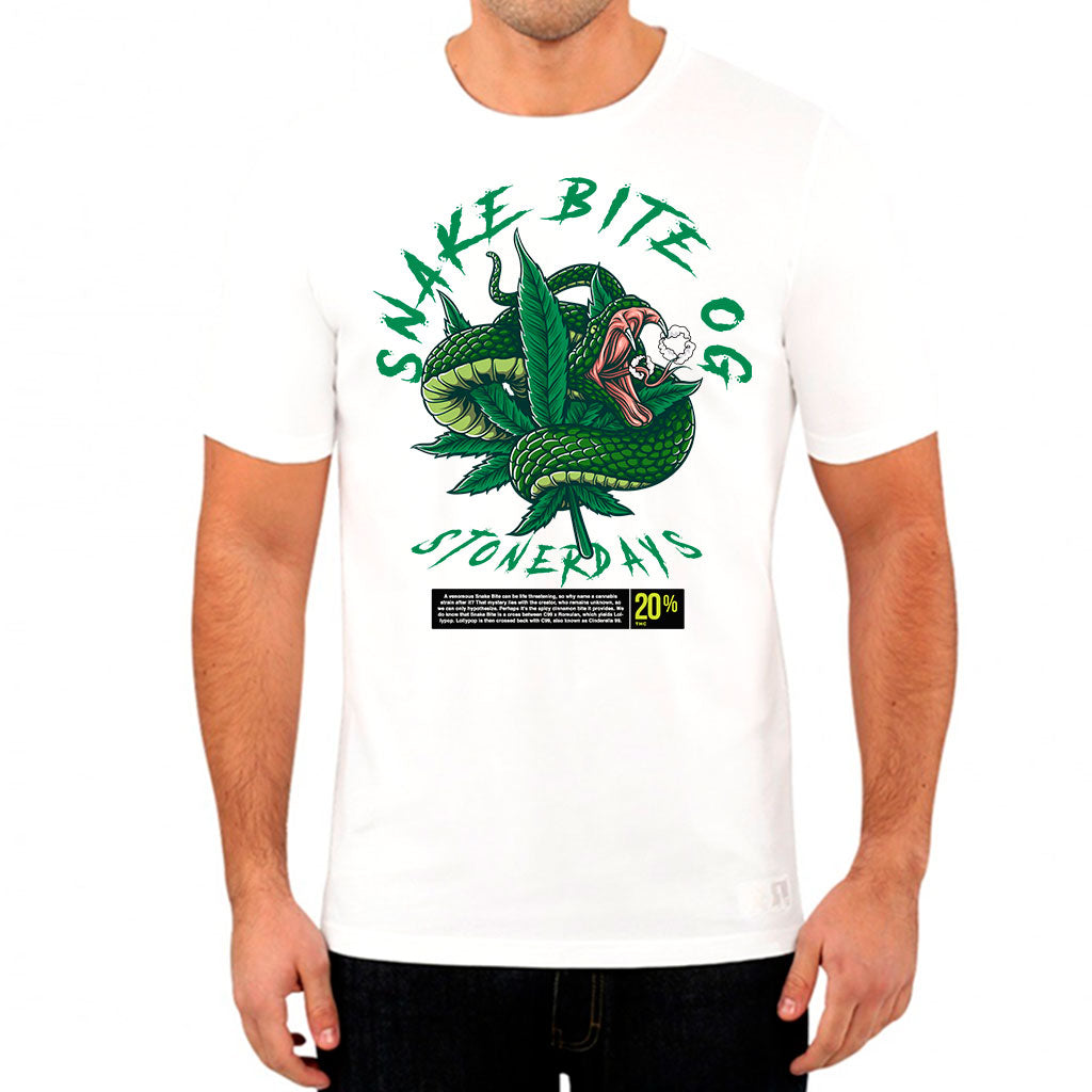 Snake Bite OG White Tee