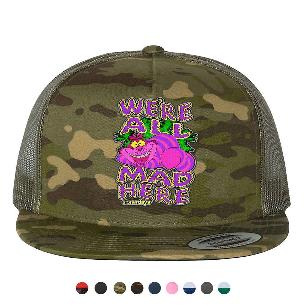 Were All Mad Here Snapback Hat