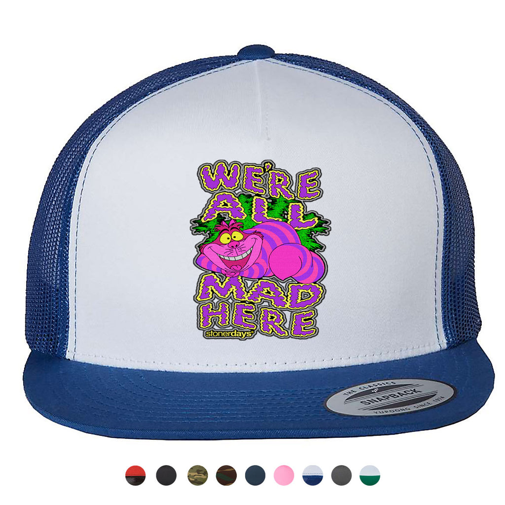 Were All Mad Here Snapback Hat