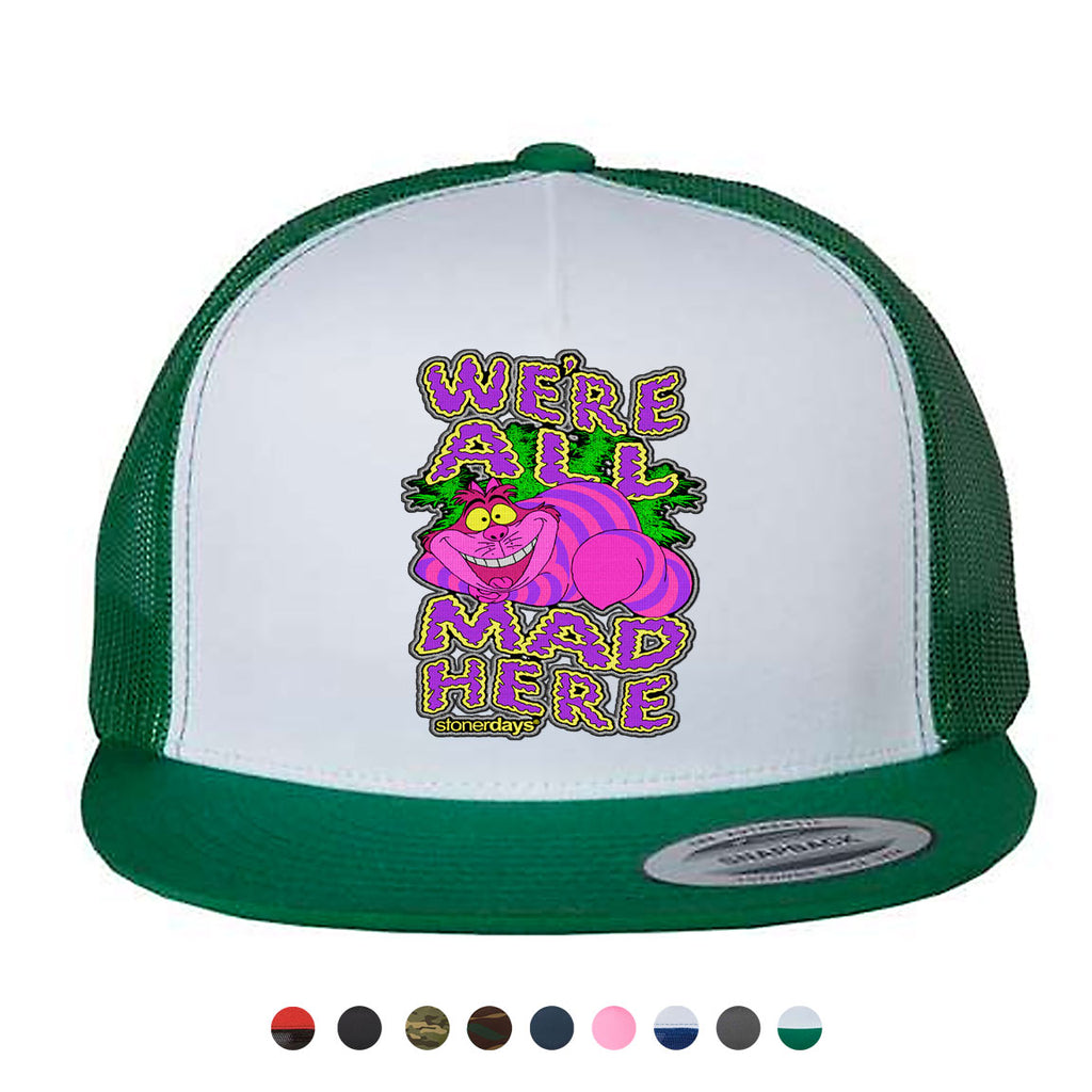 Were All Mad Here Snapback Hat