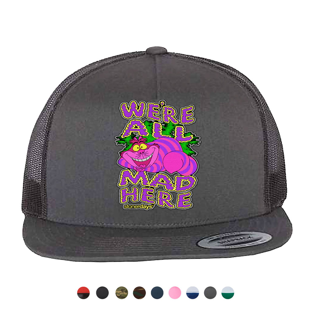 Were All Mad Here Snapback Hat