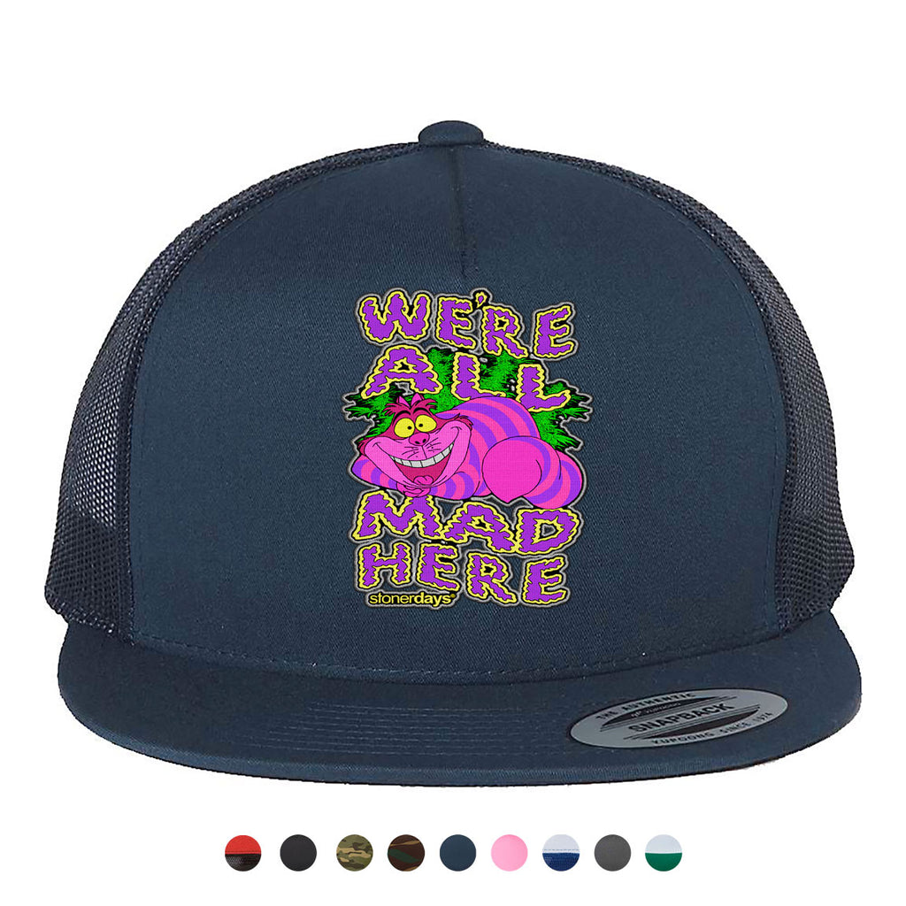 Were All Mad Here Snapback Hat