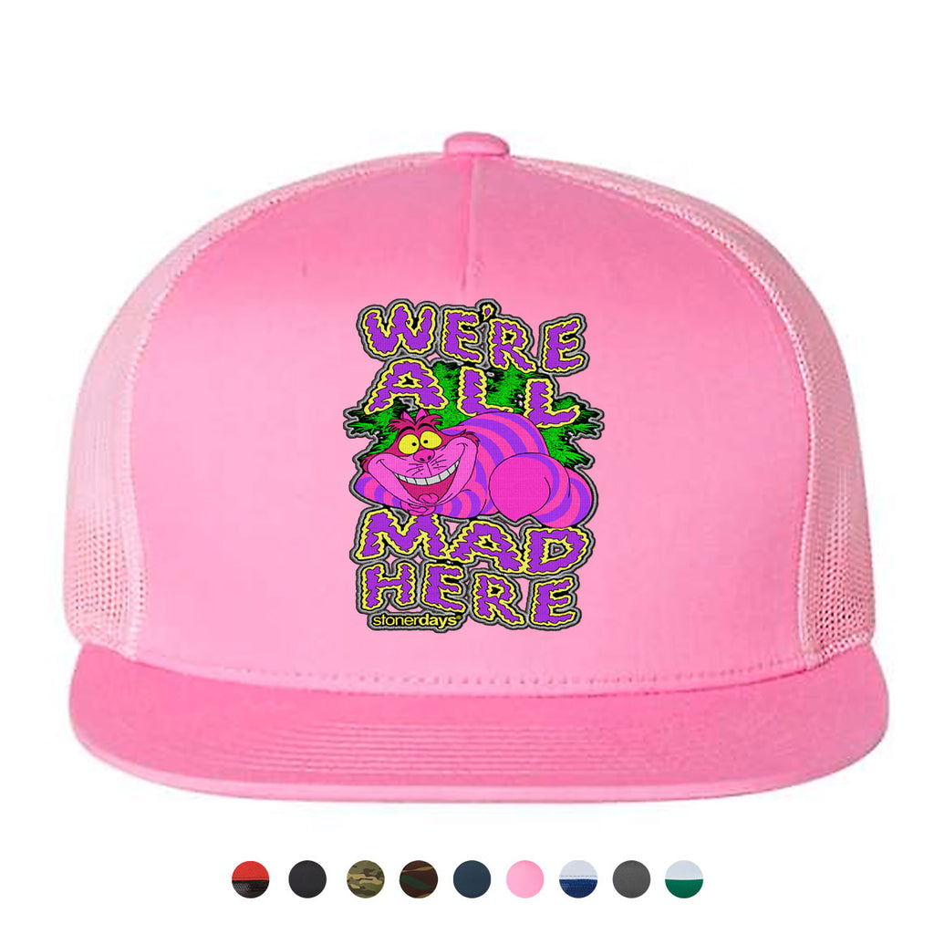 Were All Mad Here Snapback Hat