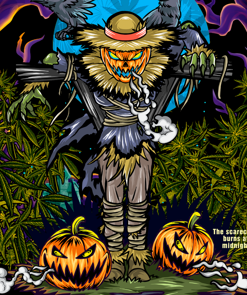 Scarecrow Crop Top Hoodie