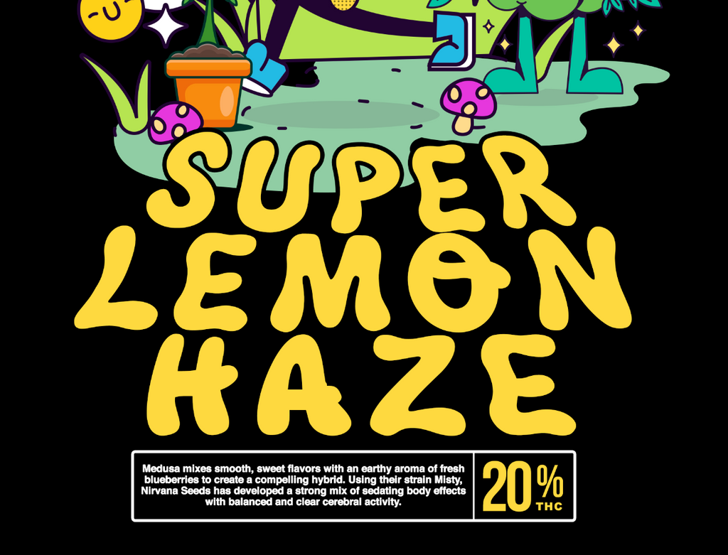 Super Lemon Haze Crop Top Hoodie