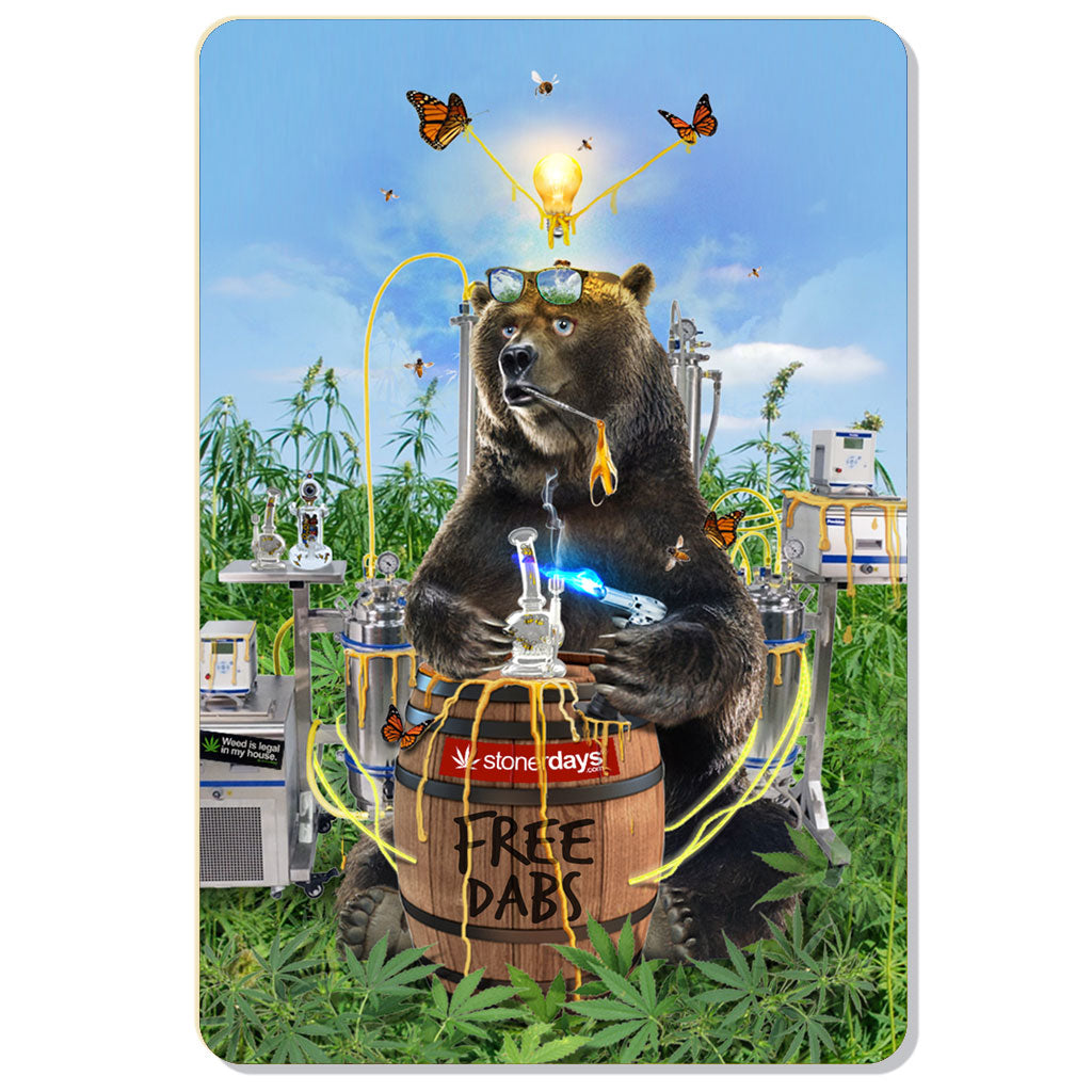 Free Dabs Bear Dab Mat