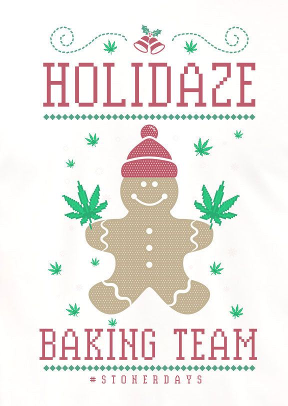 Holidaze Baking Team White Tee