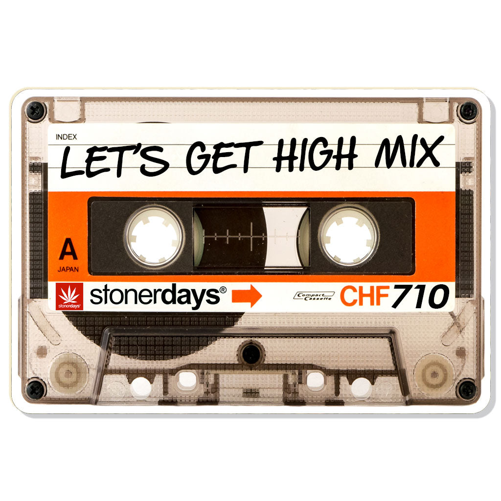 Let's Get High Mixed Tape Dab Mat