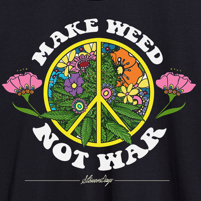 Make Weed Not War Crop Top