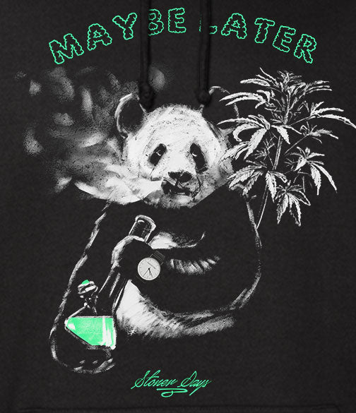 Maybe Later Panda Hoodie