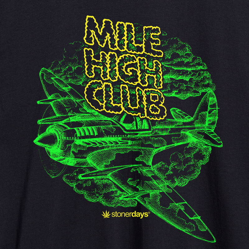 Mile High Club Crop Top Hoodie